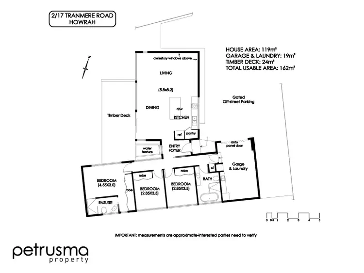 Floorplan of Homely house listing, 2/17 Tranmere Road, Howrah TAS 7018
