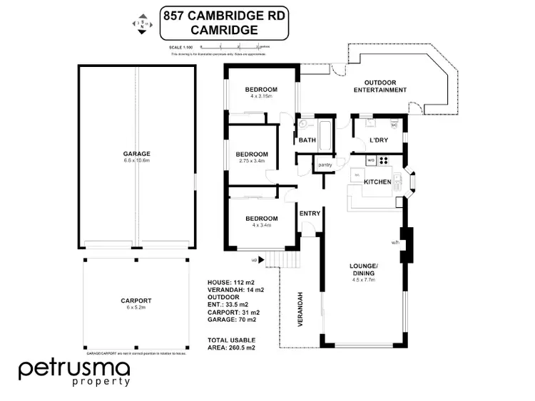 Floorplan of Homely house listing, 857 Cambridge Road, Cambridge TAS 7170