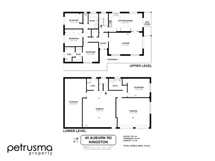 Floorplan of Homely house listing, 45 Auburn Road, Kingston Beach TAS 7050