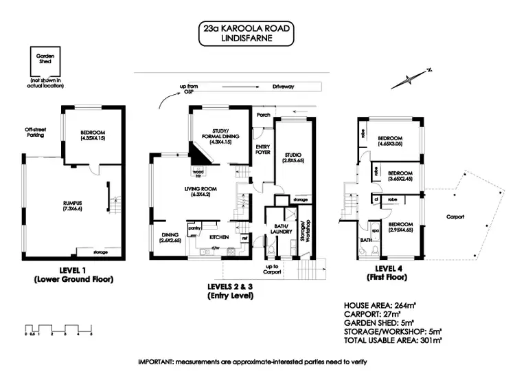 Floorplan of Homely house listing, 23a Karoola Rd, Lindisfarne TAS 7015
