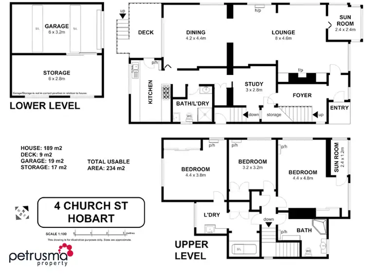 Floorplan of Homely house listing, 4 Church Street, Hobart TAS 7000