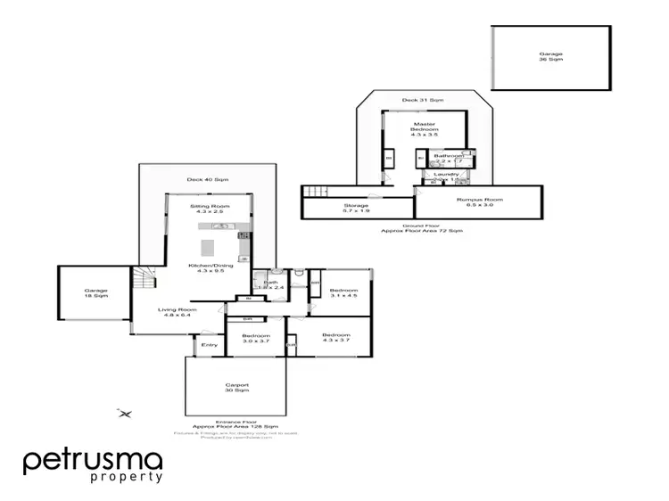 Floorplan of Homely house listing, 42 Coraki Street, Chigwell TAS 7011