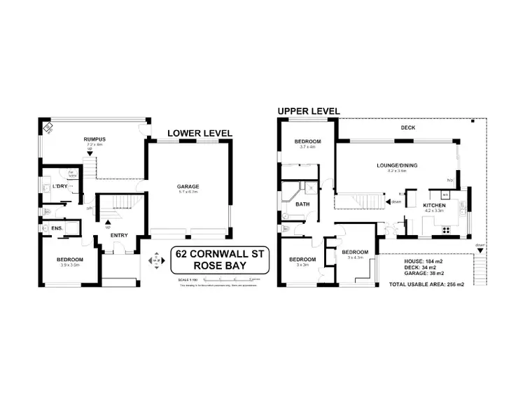 Floorplan of Homely house listing, 62 Cornwall Street, Rose Bay TAS 7015