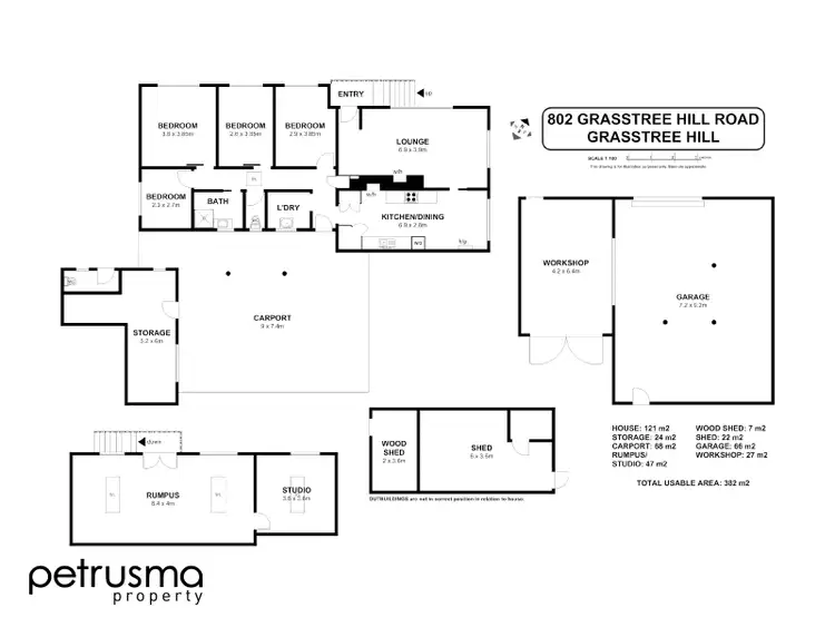 Floorplan of Homely house listing, 802 Grasstree Hill Road, Grasstree Hill TAS 7017