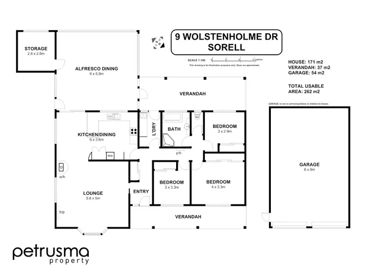 Floorplan of Homely house listing, 9 Wolstenholme Drive, Sorell TAS 7172