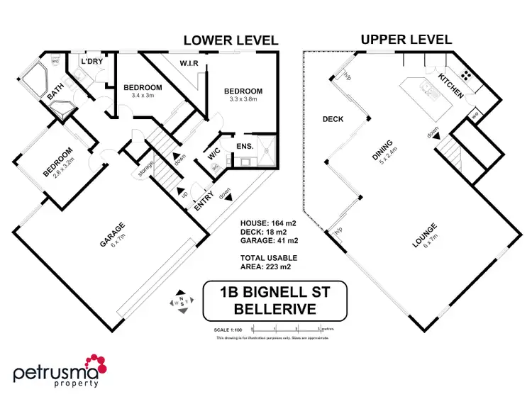 Floorplan of Homely house listing, 1B Bignell Street, Bellerive TAS 7018