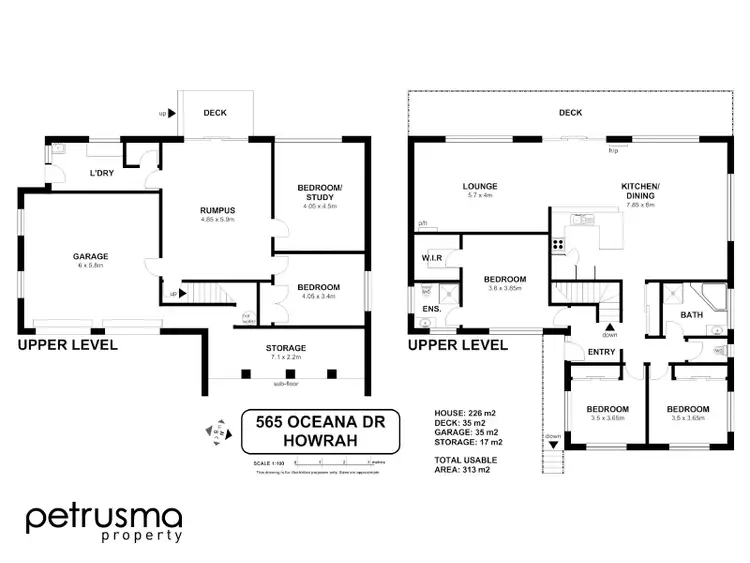 Floorplan of Homely house listing, 565 Oceana Drive, Howrah TAS 7018