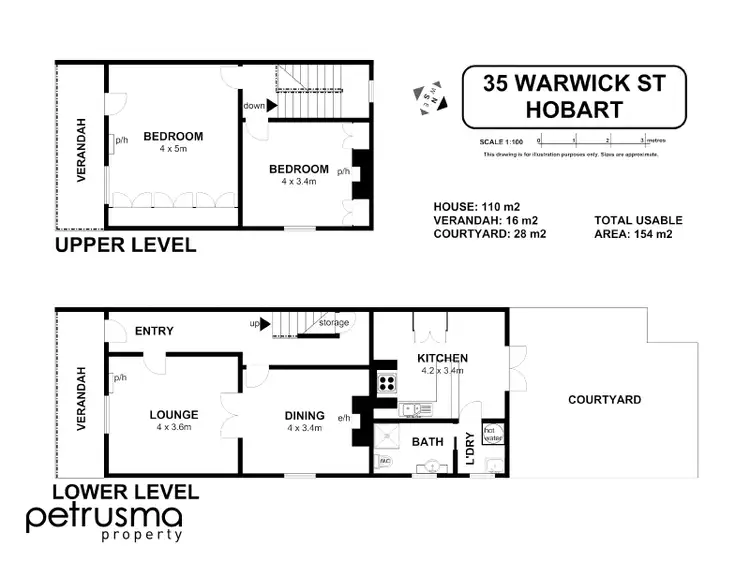 Floorplan of Homely house listing, 35 Warwick Street, Hobart TAS 7000