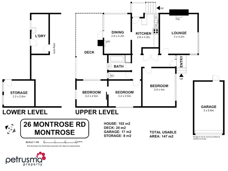 Floorplan of Homely house listing, 26 Montrose Road, Montrose TAS 7010