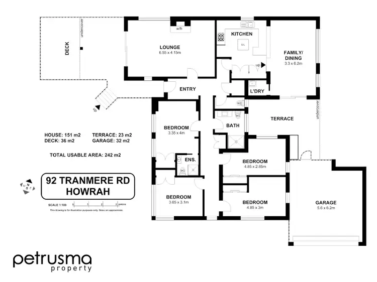 Floorplan of Homely house listing, 92 Tranmere Road, Howrah TAS 7018