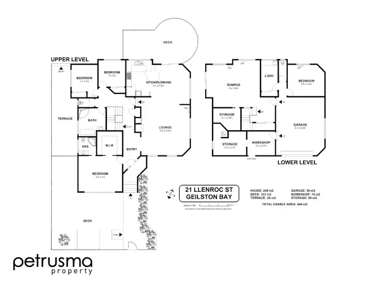 Floorplan of Homely house listing, 21 Llenroc Street, Geilston Bay TAS 7015