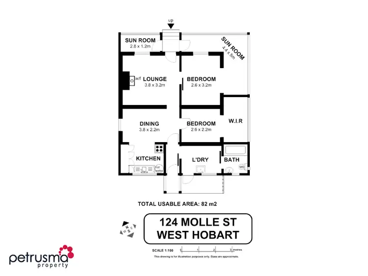 Floorplan of Homely house listing, 124 Molle Street, West Hobart TAS 7000