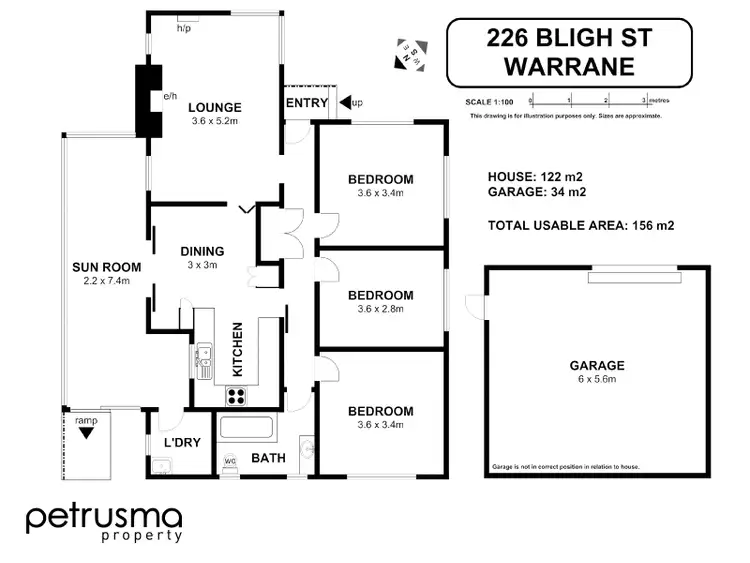 Floorplan of Homely house listing, 226 Bligh Street, Warrane TAS 7018