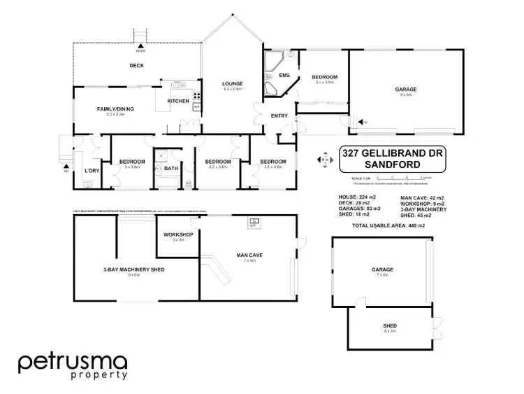 Floorplan of Homely house listing, 327 Gellibrand Drive, Sandford TAS 7020