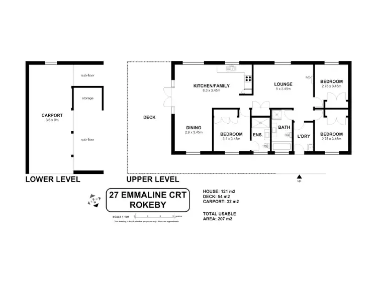 Floorplan of Homely house listing, 27 Emmaline Court, Rokeby TAS 7019