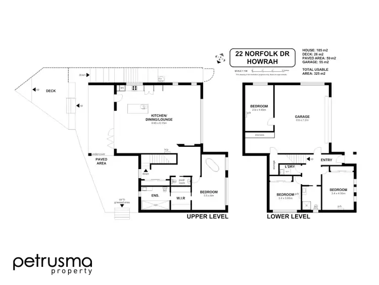 Floorplan of Homely house listing, 22 Norfolk Drive, Howrah TAS 7018