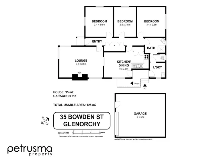 Floorplan of Homely house listing, 35 Bowden Street, Glenorchy TAS 7010