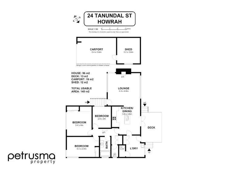 Floorplan of Homely house listing, /24 Tanundal Street, Howrah TAS 7018
