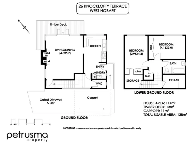 Floorplan of Homely house listing, 26 Knocklofty Terrace, West Hobart TAS 7000