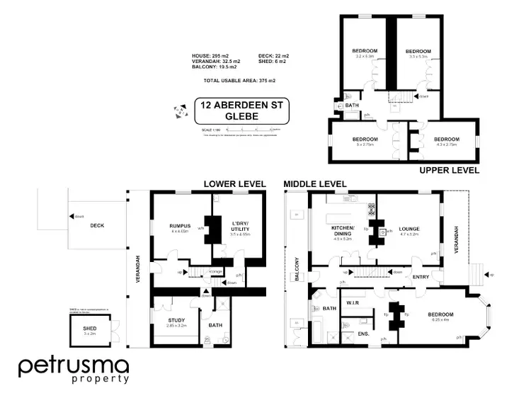 Floorplan of Homely house listing, 12 Aberdeen Street, Glebe TAS 7000