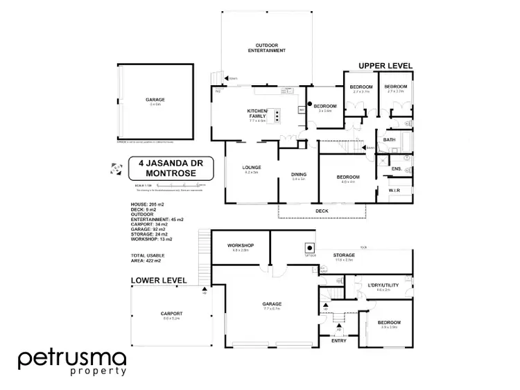 Floorplan of Homely house listing, 4 Jasanda Drive, Montrose TAS 7010