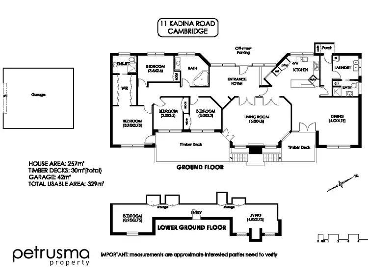Floorplan of Homely house listing, 11 KADINA ROAD, Cambridge TAS 7170