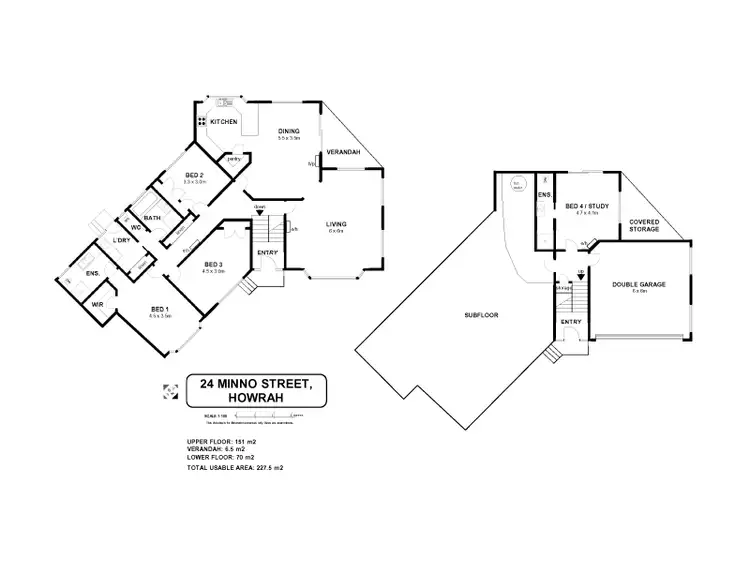 Floorplan of Homely house listing, 24 Minno Street, Howrah TAS 7018