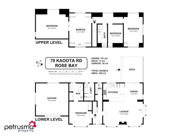 Floorplan of Homely house listing, 79 Kaoota Road, Rose Bay TAS 7015