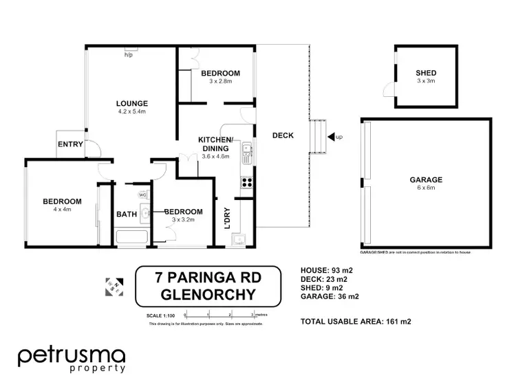 Floorplan of Homely house listing, 7 Paringa Road, Glenorchy TAS 7010