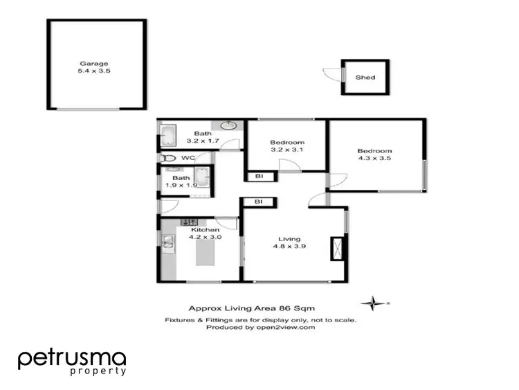 Floorplan of Homely house listing, 32 Fifth Avenue, New Norfolk TAS 7140