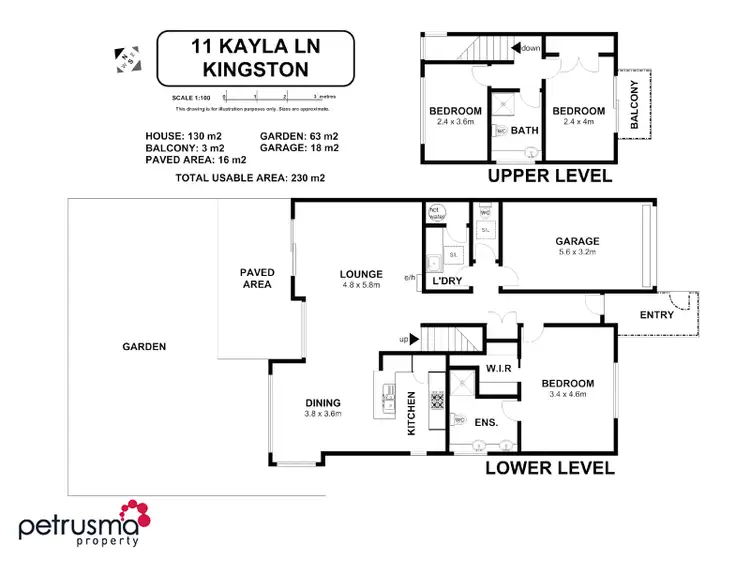 Floorplan of Homely house listing, 11 Kayla Lane, Kingston TAS 7050