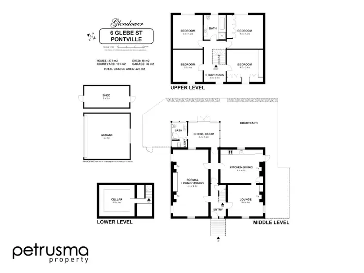 Floorplan of Homely house listing, 6 Glebe Street, Pontville TAS 7030
