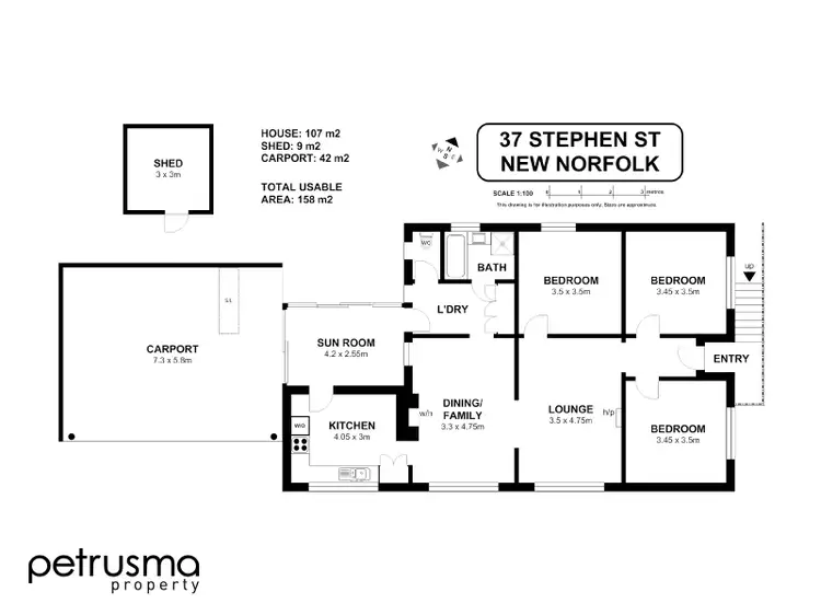 Floorplan of Homely house listing, 37 Stephen Street, New Norfolk TAS 7140