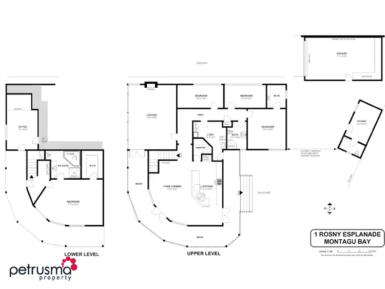 Floorplan of Homely house listing, 1 Rosny Esplanade, Montagu Bay TAS 7018