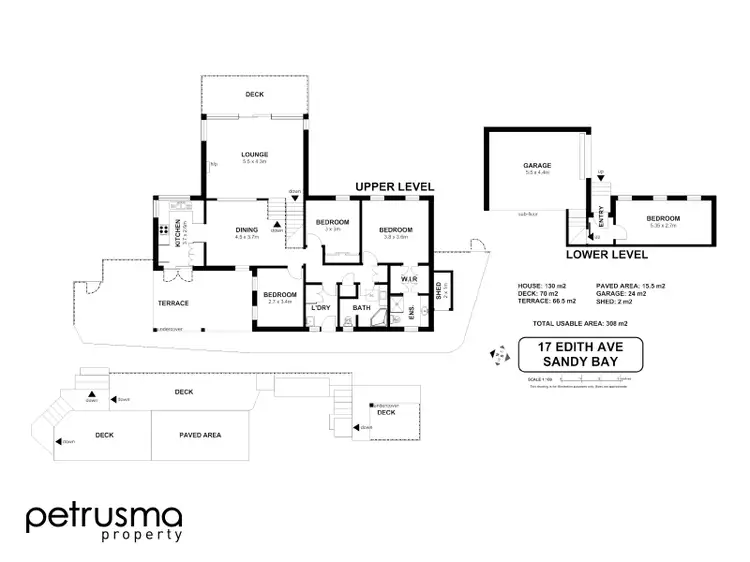 Floorplan of Homely house listing, 17 Edith Avenue, Sandy Bay TAS 7005