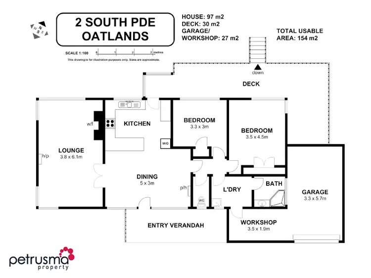 Floorplan of Homely house listing, 2 South Parade, Oatlands TAS 7120