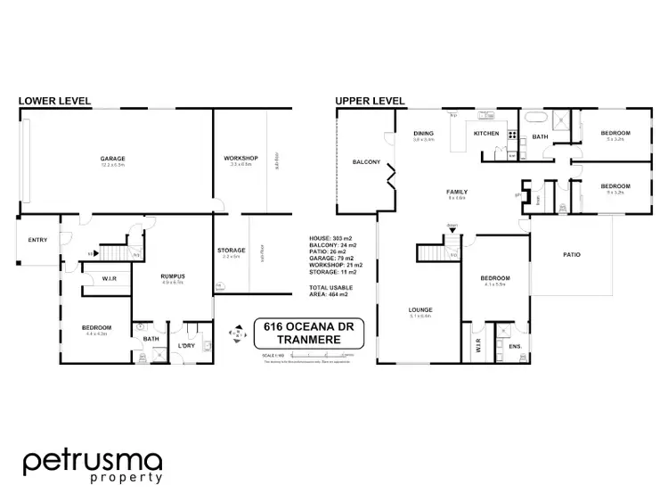 Floorplan of Homely house listing, 616 Oceana Drive,, Howrah TAS 7018