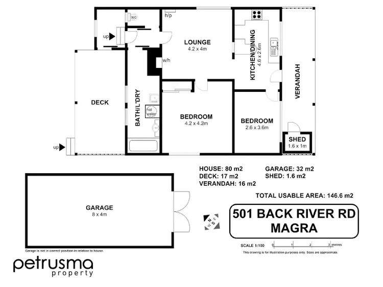 Floorplan of Homely house listing, 501 Back River Road, Magra TAS 7140