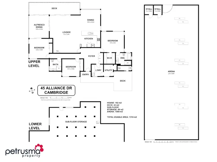 Floorplan of Homely house listing, 45 Alliance Drive, Cambridge TAS 7170