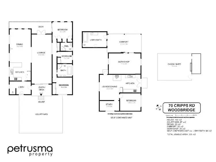 Floorplan of Homely house listing, 70 Cripps Road, Woodbridge TAS 7162