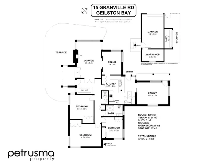 Floorplan of Homely house listing, 15 Granville Avenue, Geilston Bay TAS 7015
