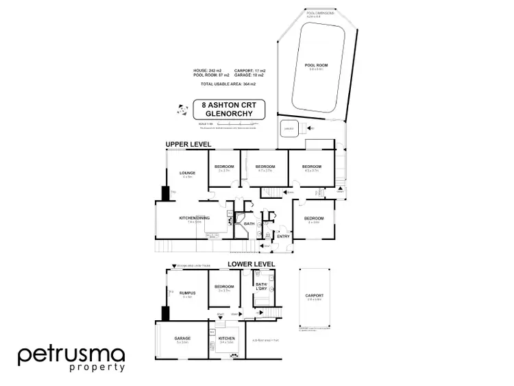 Floorplan of Homely house listing, 8 Ashton Court, Glenorchy TAS 7010