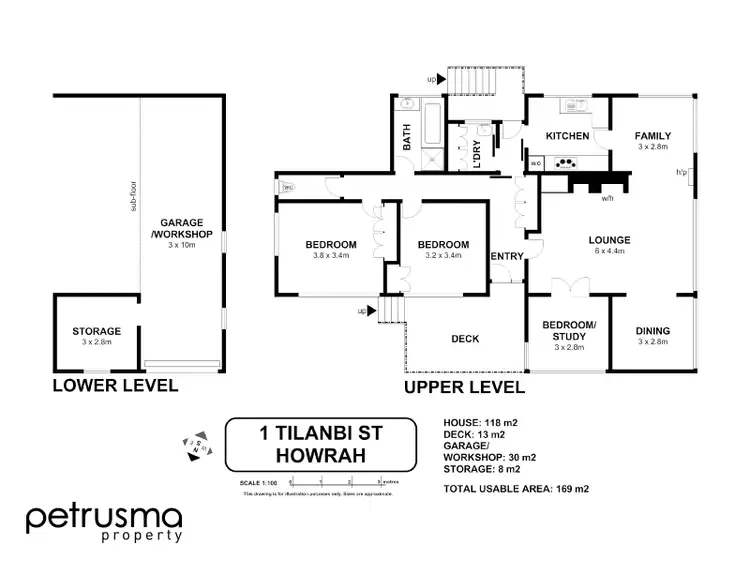 Floorplan of Homely house listing, 1 Tilanbi Street, Howrah TAS 7018