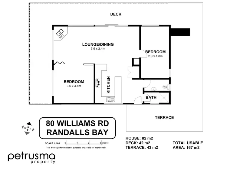 Floorplan of Homely house listing, 80-82 Williams Road, Randalls Bay TAS 7112