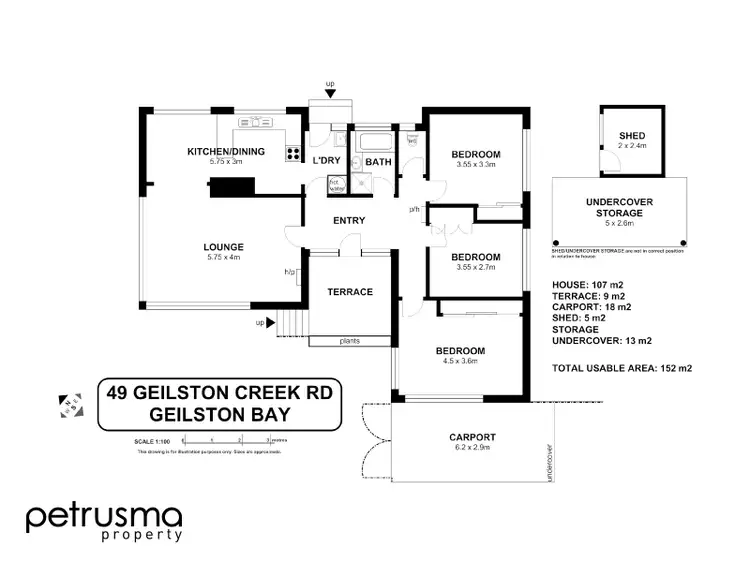Floorplan of Homely house listing, 49 Geilston Creek Road, Geilston Bay TAS 7015