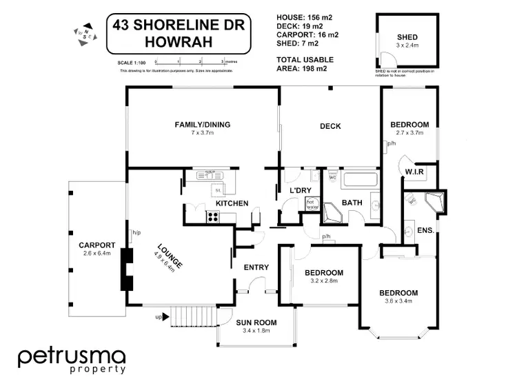 Floorplan of Homely house listing, 43 Shoreline Drive,, Howrah TAS 7018