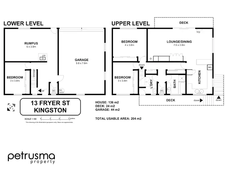 Floorplan of Homely house listing, 13 Fryer Street, Kingston TAS 7050