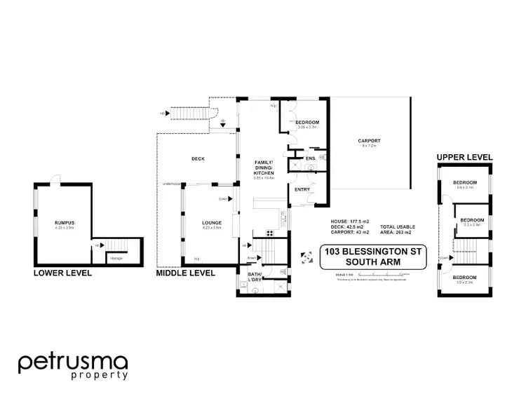 Floorplan of Homely house listing, 103 Blessington Street, South Arm TAS 7022