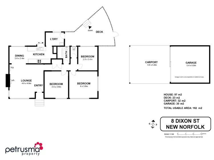Floorplan of Homely house listing, 8 Dixon Street, New Norfolk TAS 7140