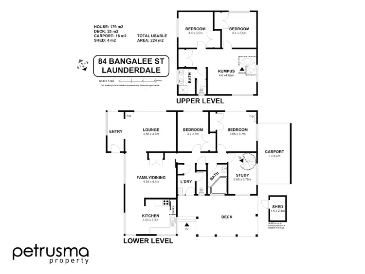 Floorplan of Homely house listing, 84 Bangalee Street, Lauderdale TAS 7021